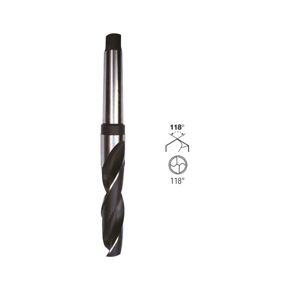 Vrták 5,0mm kužel MORSE DIN 345