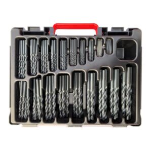 Vrták sada 1-10mm HSS-R DIN338 170ks válcový