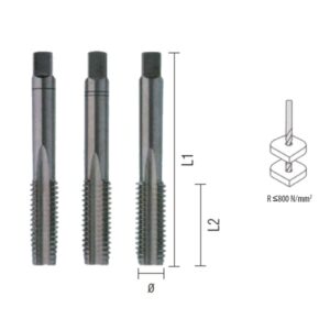 Závitník M20x2,5 HSS-G DIN352 sada OPTIMAtools
