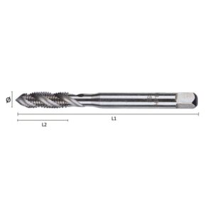 Strojní závitník M10x1,5 HSS-G DIN371/C35° Optimatools